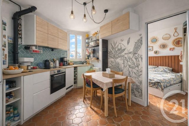 Appartement F3 à vendre - 3 pièces - 56.0 m2 - PARIS - 75013 - ILE-DE-FRANCE - Century 21 Arago - Les Gobelins