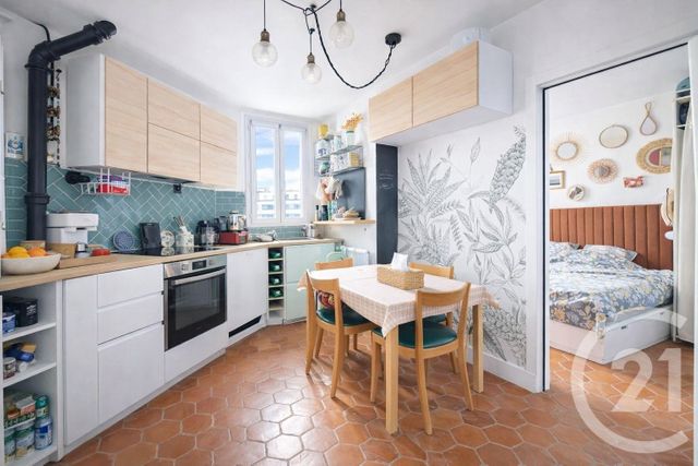 Appartement F3 à vendre - 3 pièces - 56.0 m2 - PARIS - 75013 - ILE-DE-FRANCE - Century 21 Arago - Les Gobelins