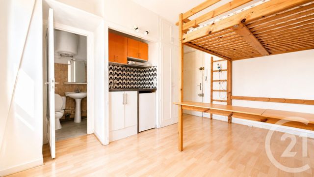 Appartement F1 à vendre - 1 pièce - 13.34 m2 - PARIS - 75013 - ILE-DE-FRANCE - Century 21 Arago - Les Gobelins