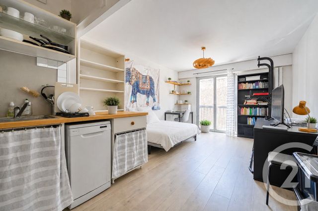 Appartement F1 à vendre - 1 pièce - 31.94 m2 - PARIS - 75013 - ILE-DE-FRANCE - Century 21 Arago - Les Gobelins
