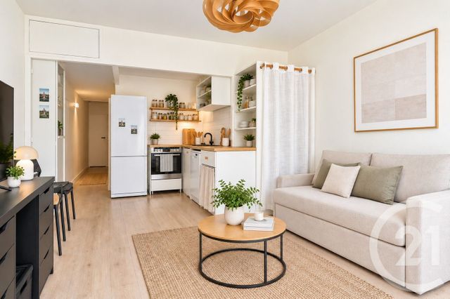 Appartement F1 à vendre - 1 pièce - 31.28 m2 - PARIS - 75013 - ILE-DE-FRANCE - Century 21 Arago - Les Gobelins